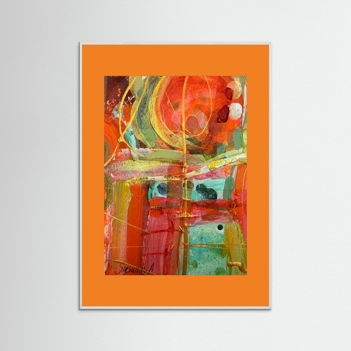 Fine Art Print- Abstrakt landskap - När ljuset leker