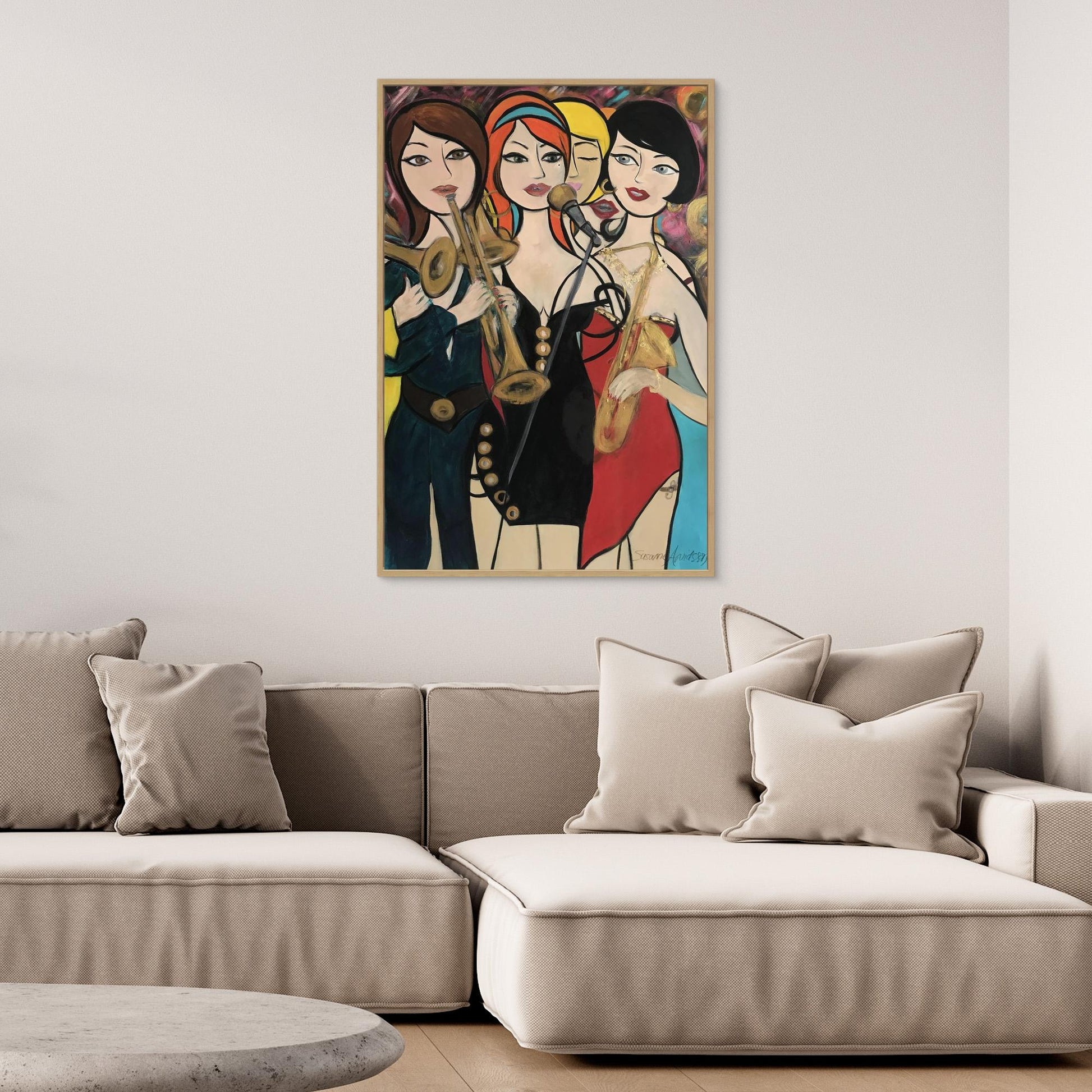 Köpa tavla – Tryck på Canvas Jazzkatterna