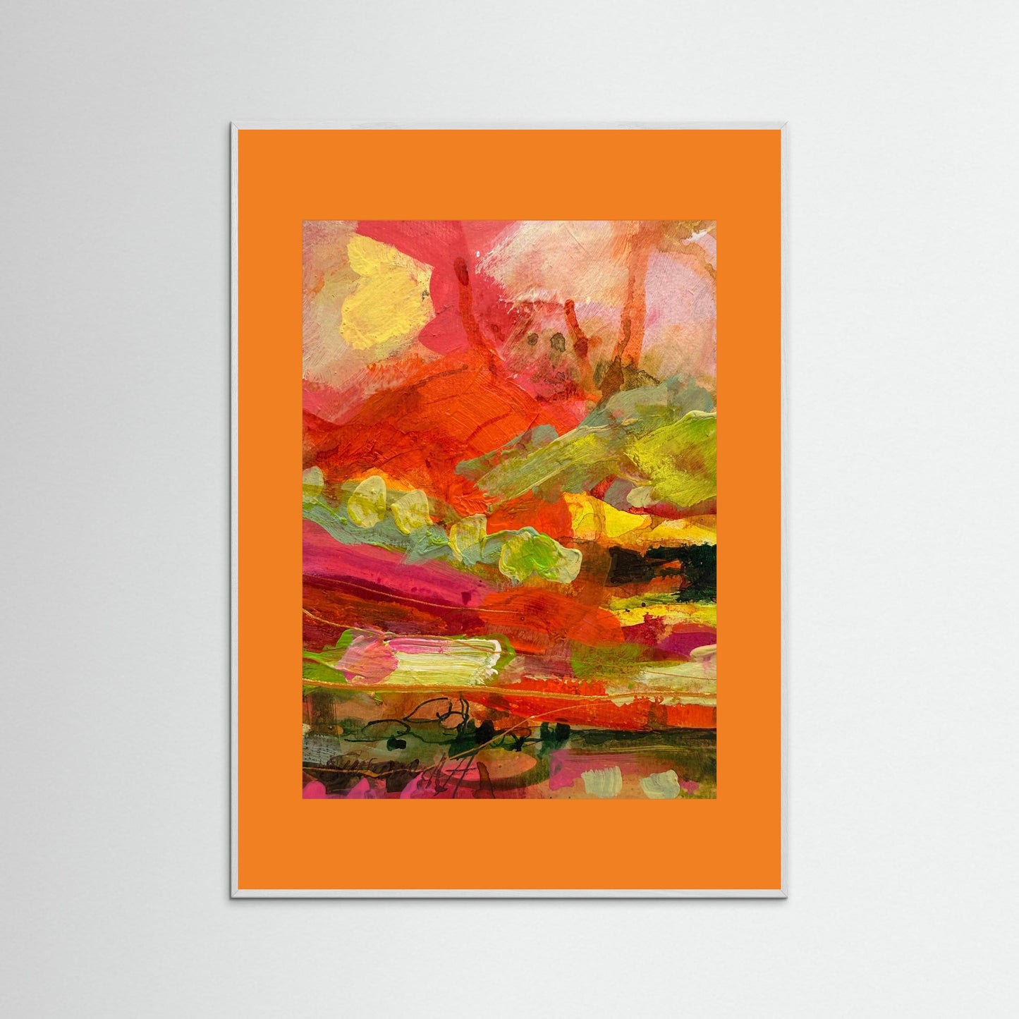Fine Art Print - Abstrakt landskap - Efter solregnet