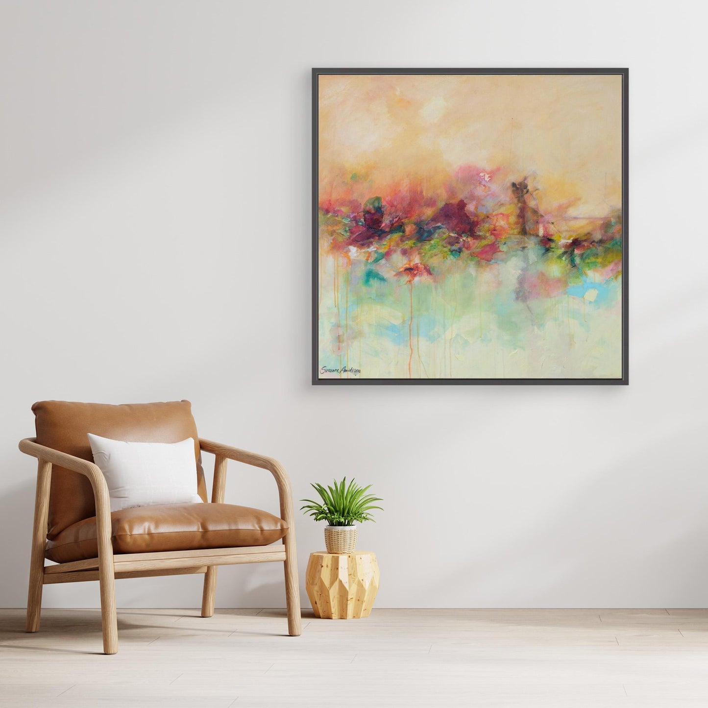 Konsttryck på canvas- Violinisten