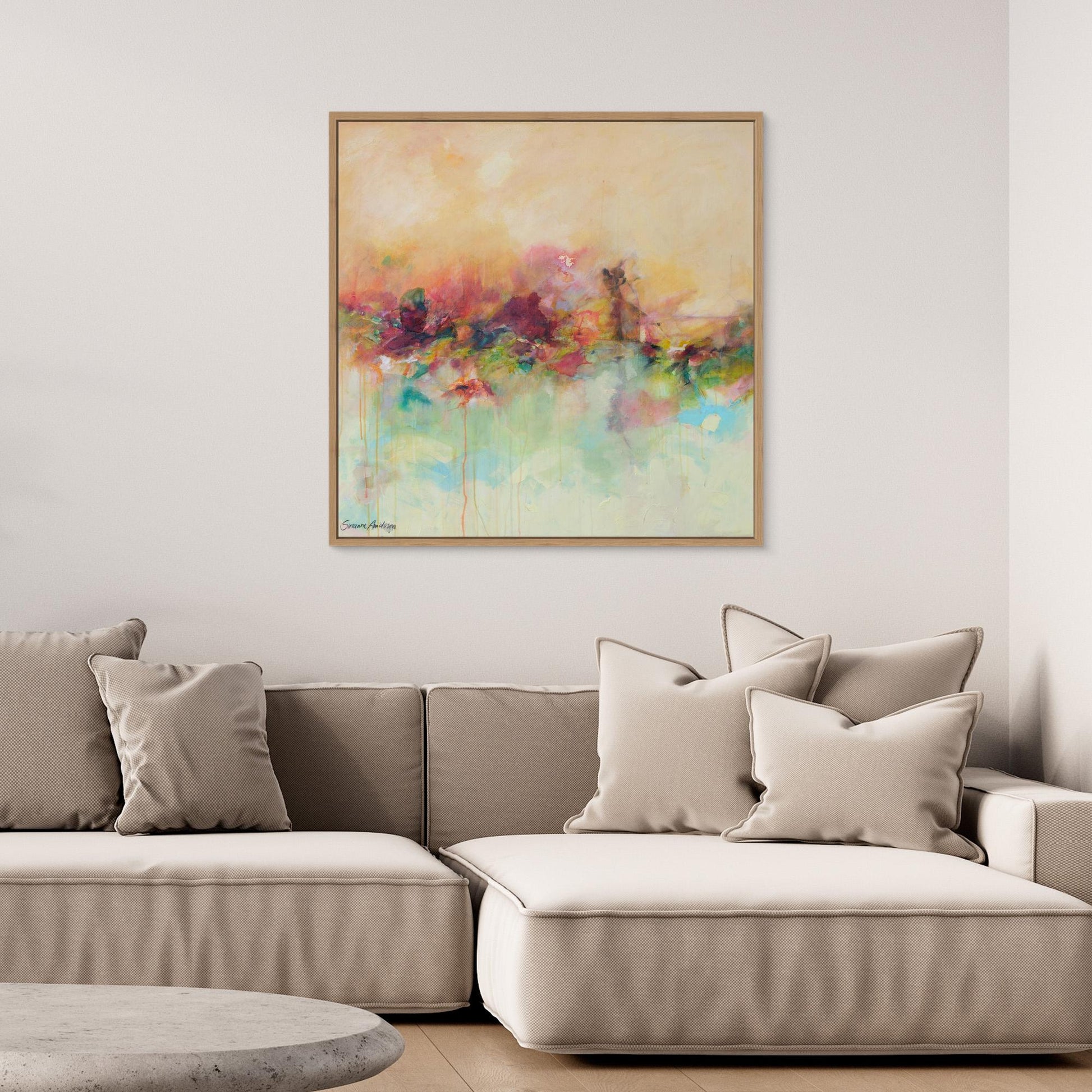 Konsttryck på canvas- Violinisten