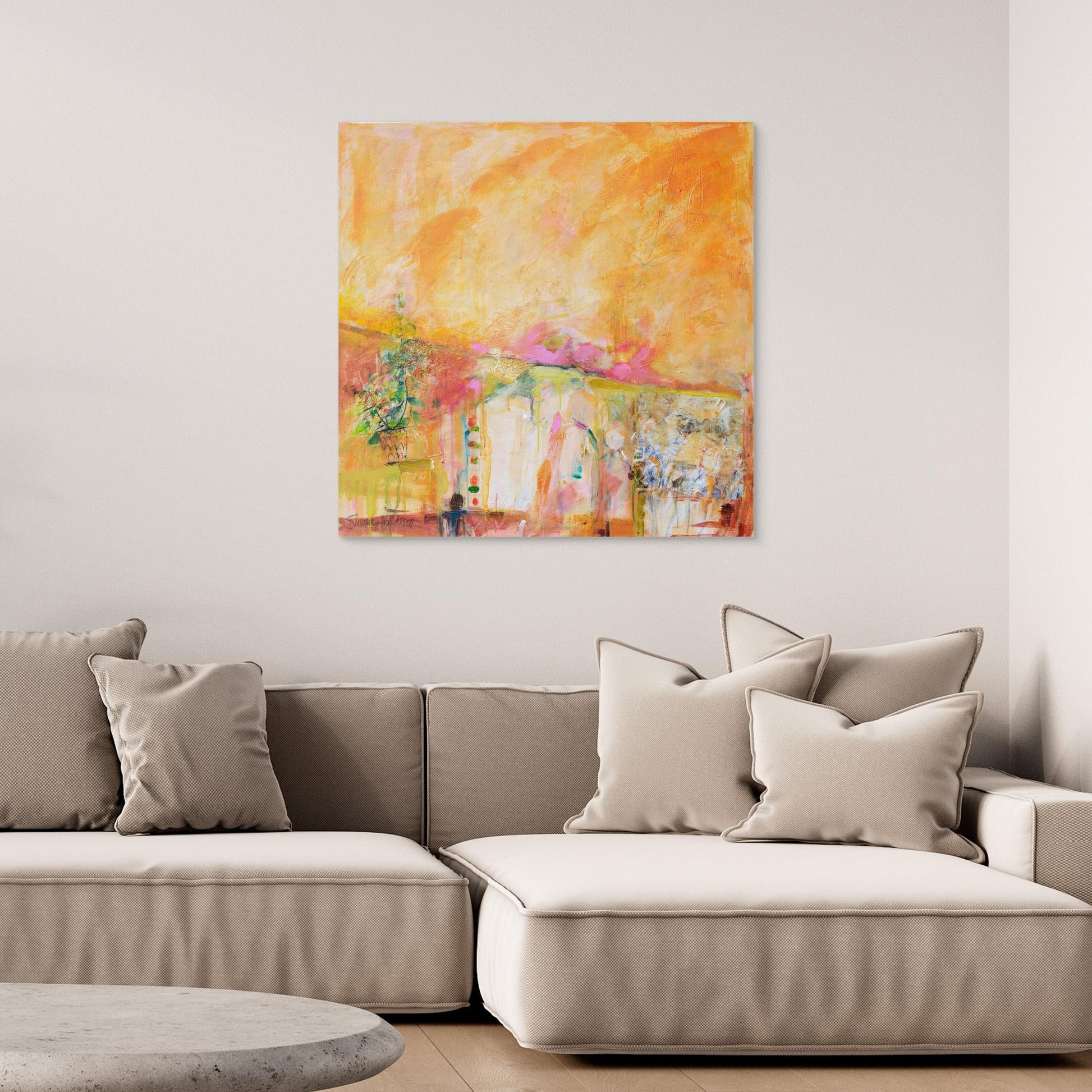 My Orange World - Tryck på Canvas