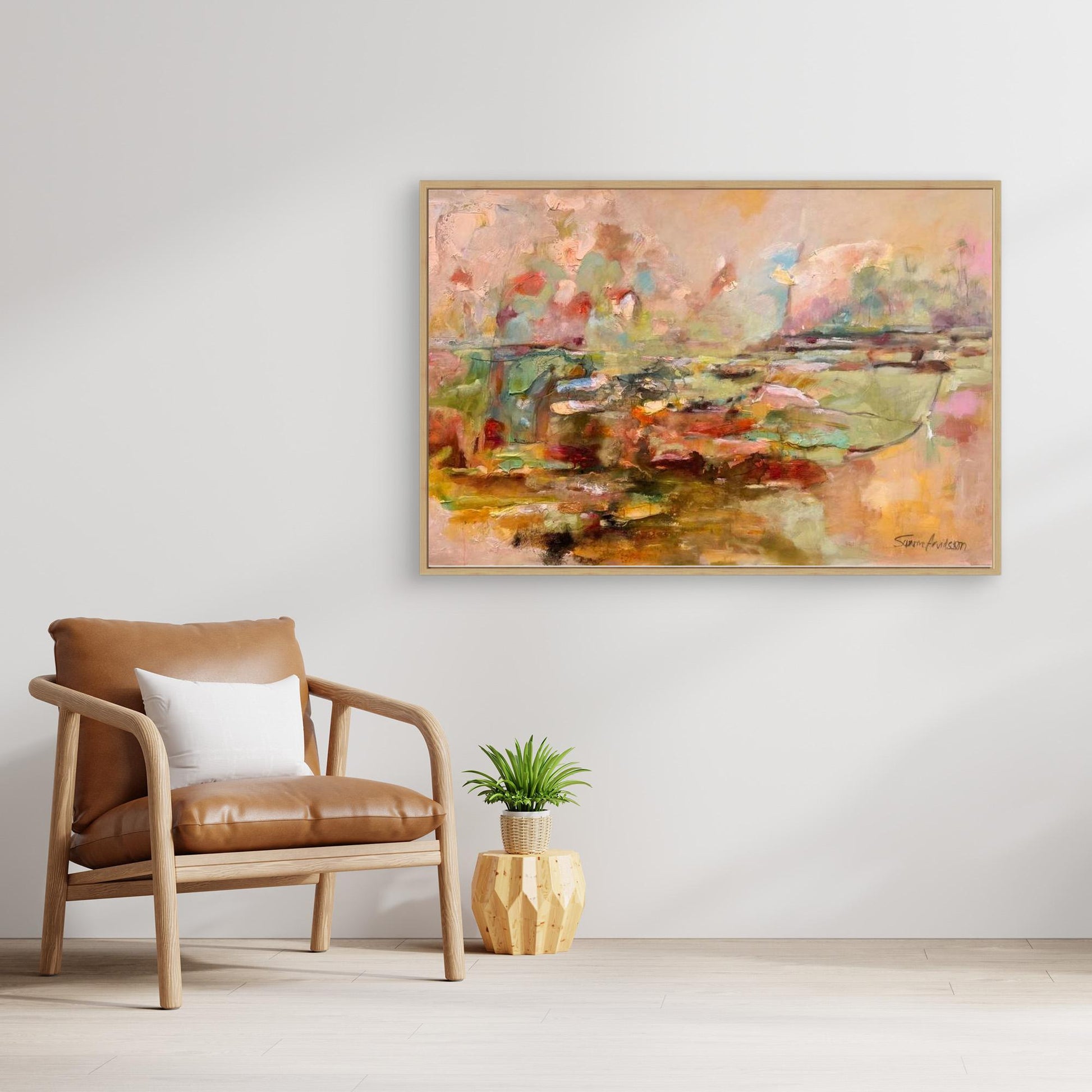 Timeless- En abstrakt målning - Konsttryck 