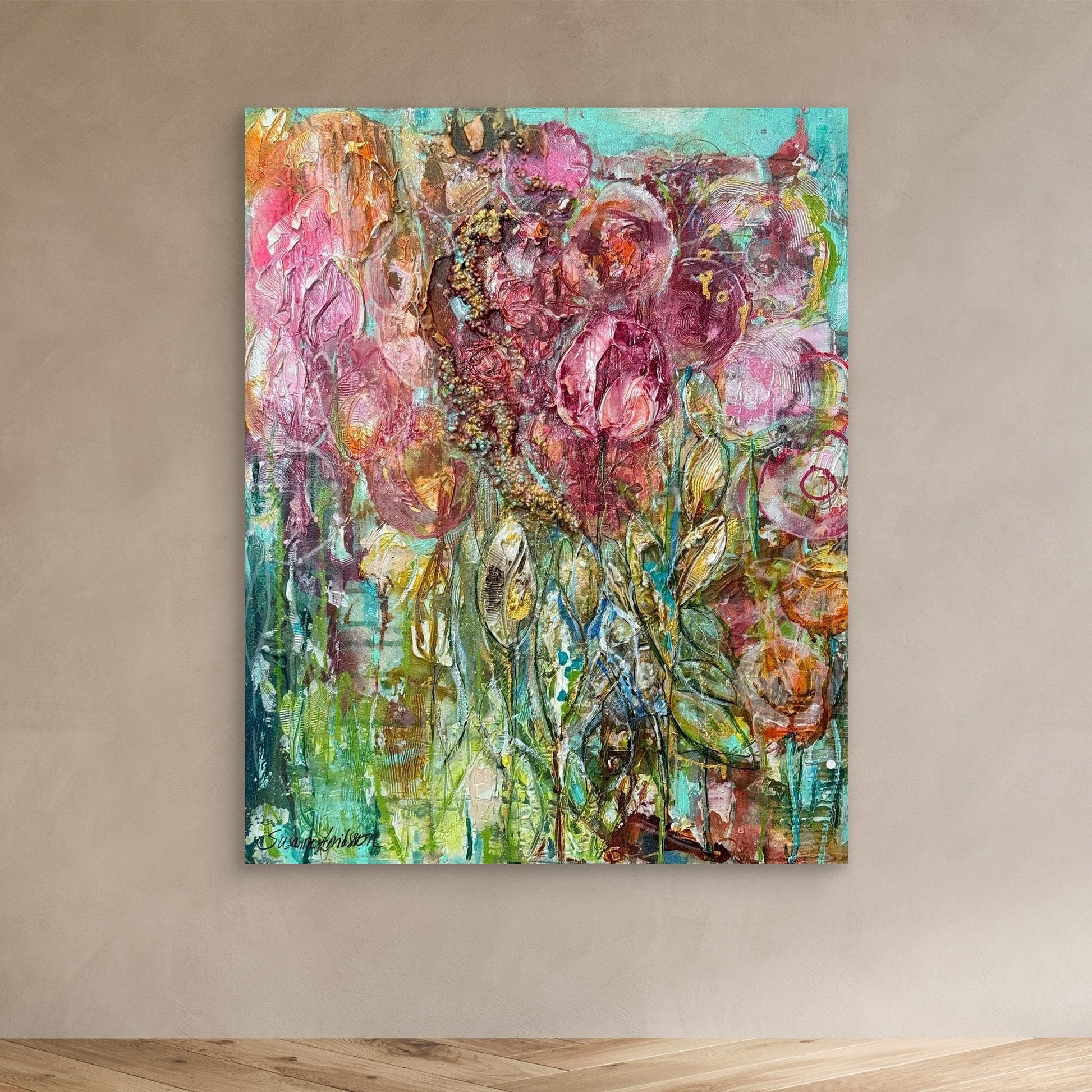 Dream garden - konsttryck på canvas 