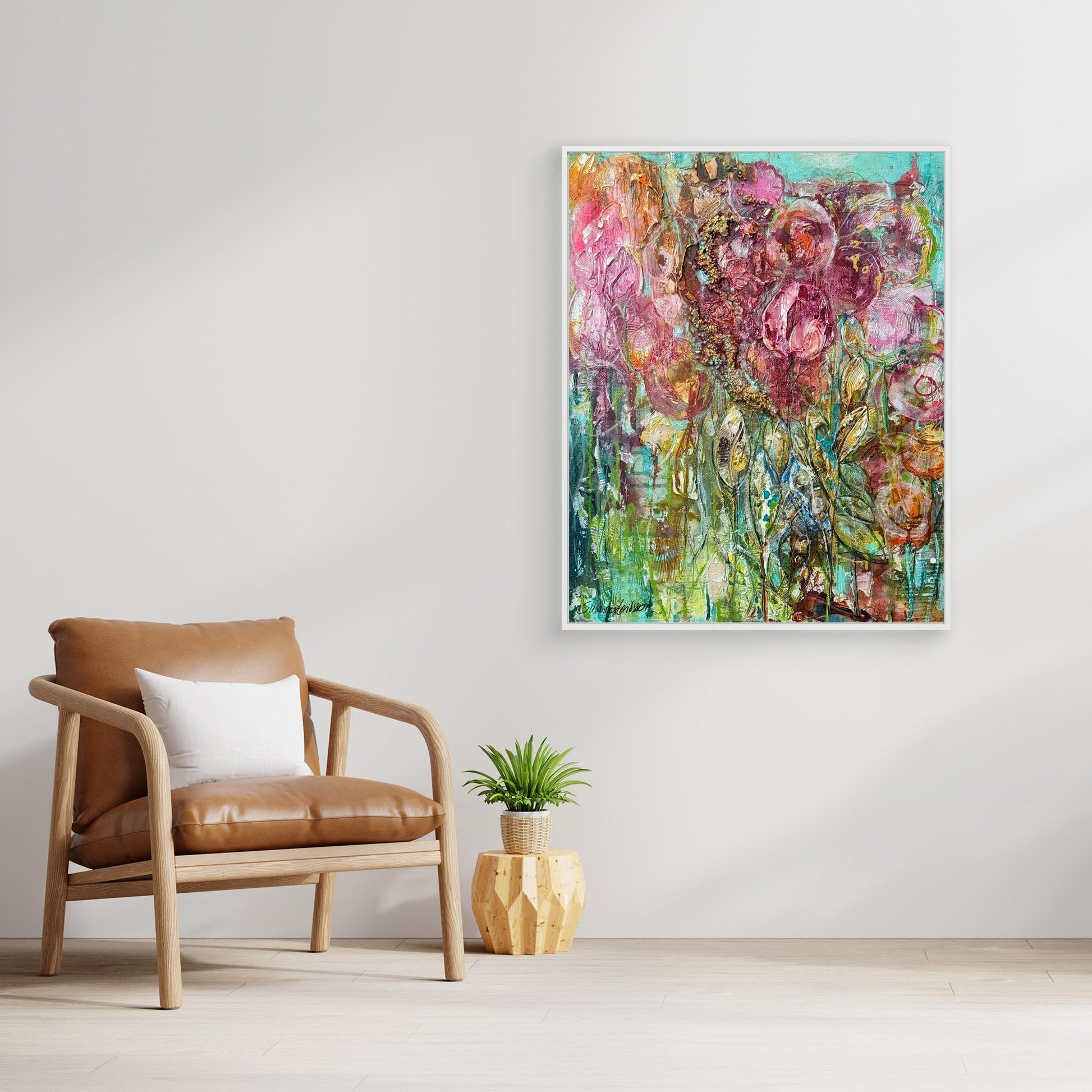 Dream garden - konsttryck på canvas 