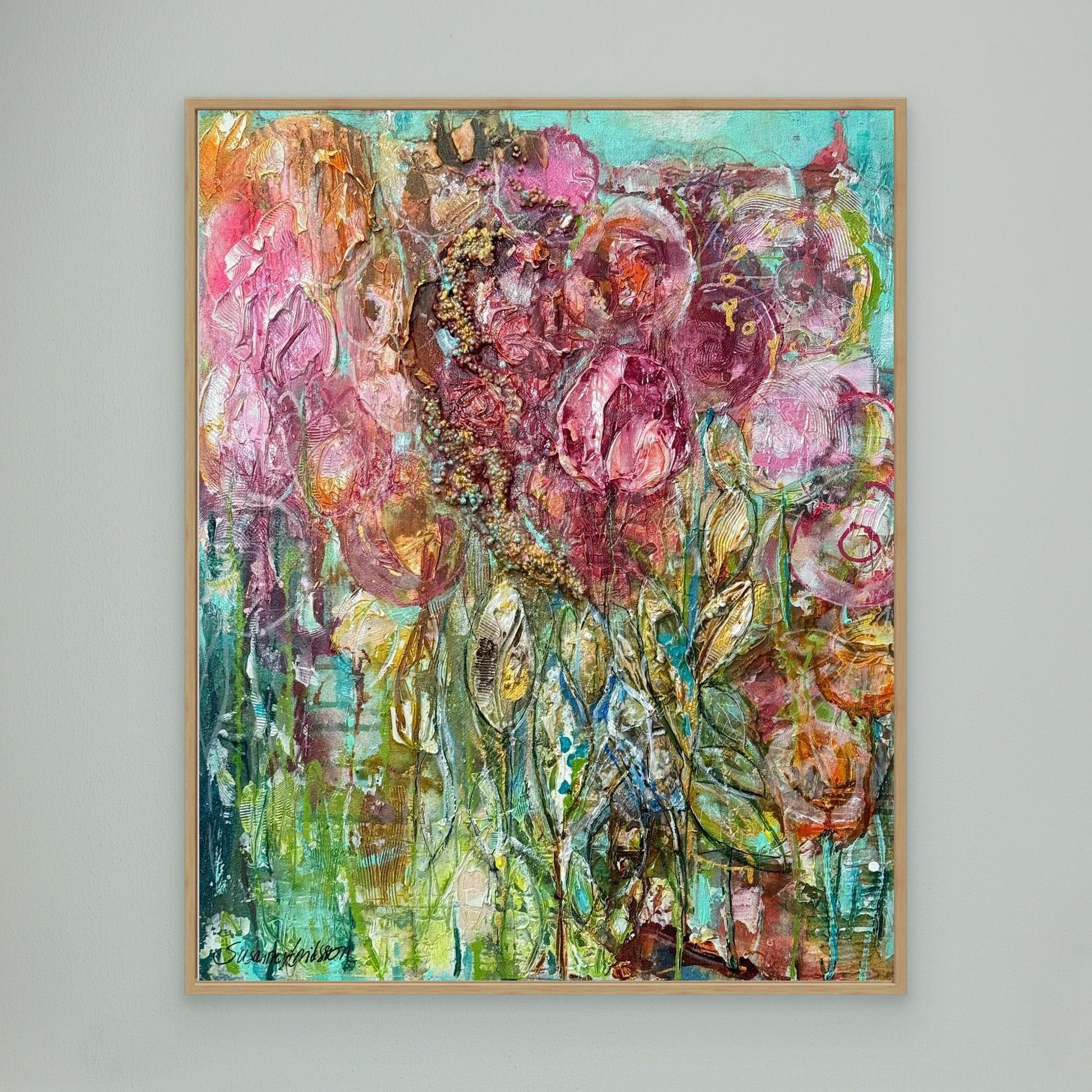 Dream garden - konsttryck på canvas 