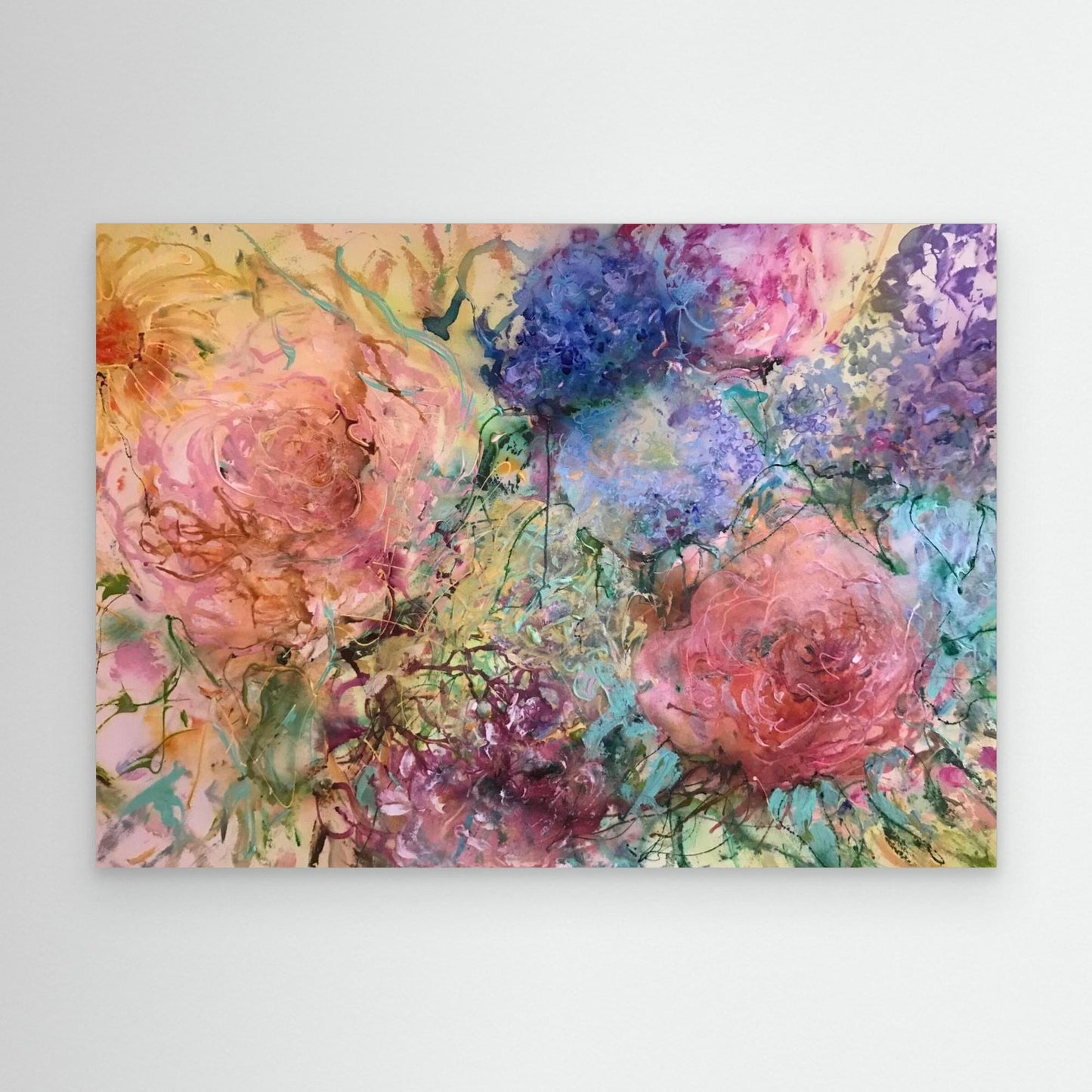 En romanstisk målning - Tryck på canvas 