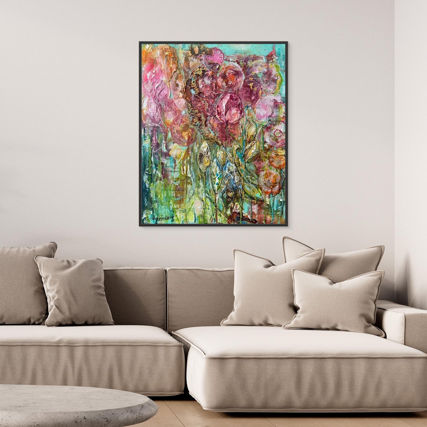 Dream garden - konsttryck på canvas 