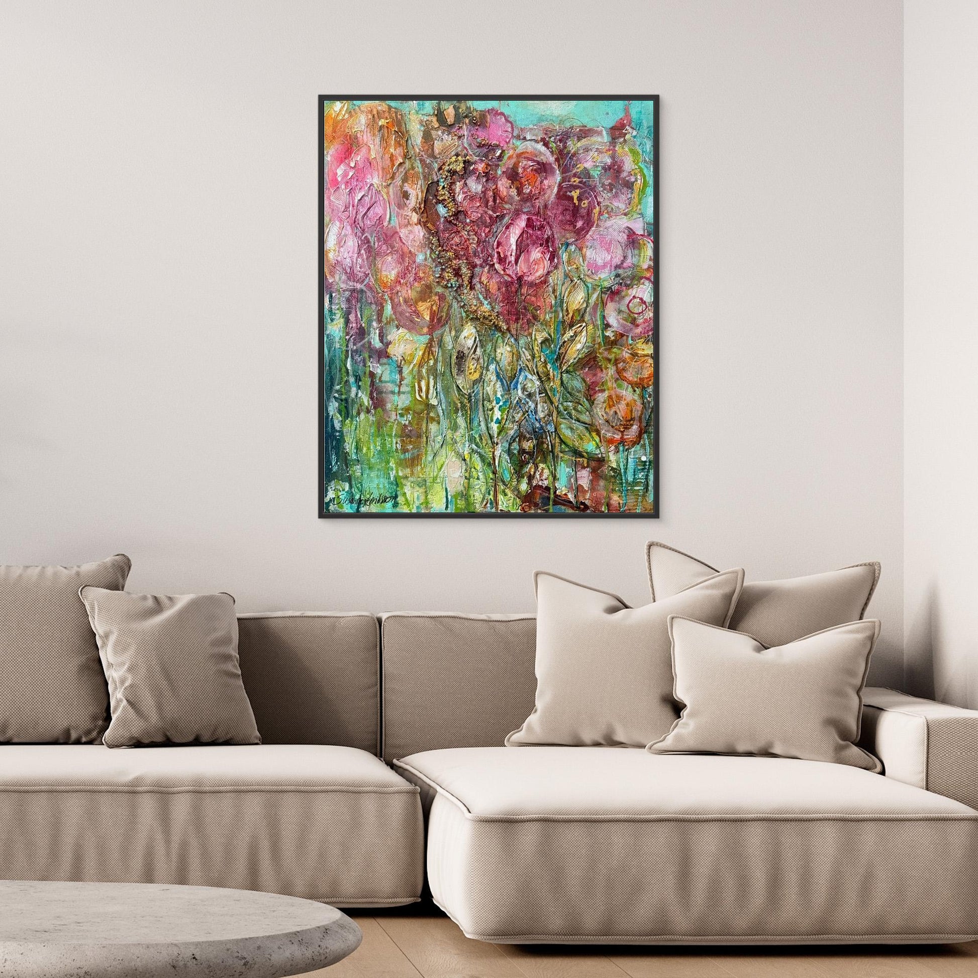 Dream garden - konsttryck på canvas 