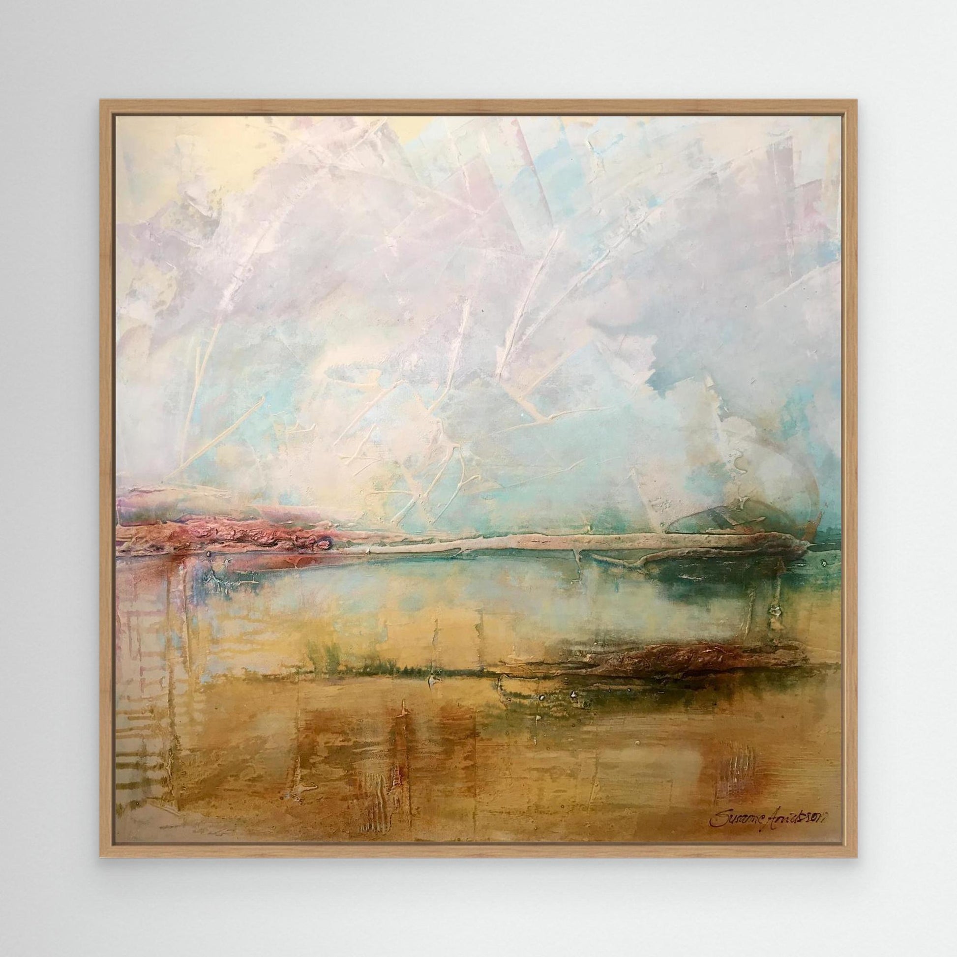 Köpa tavla – Tryck på Canvas Soft Horizon