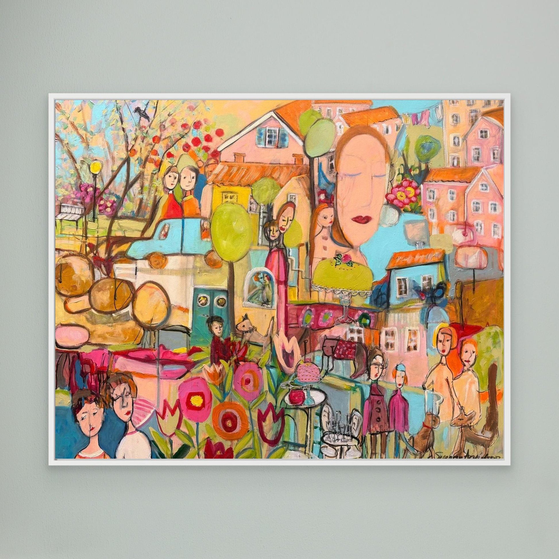 Färgglada tavlor - konsttryck/ prints 