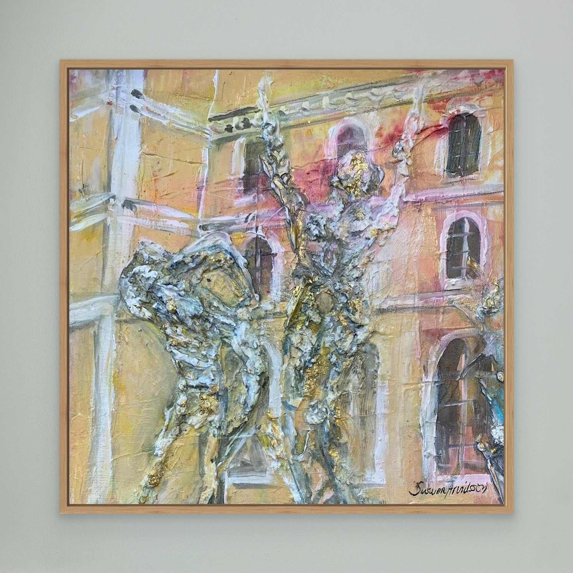 tryck på Canvasduk - Vem tror på sagor här?