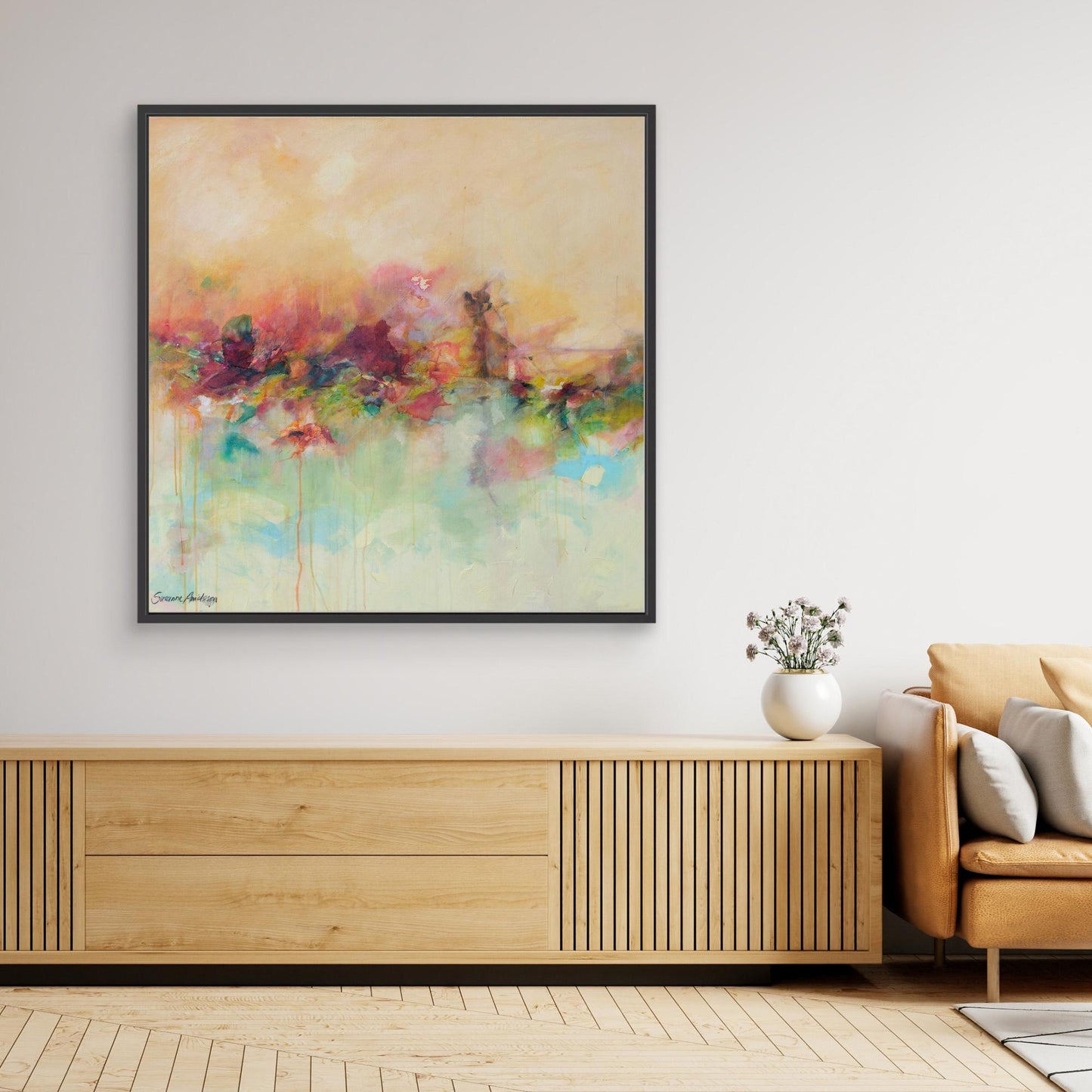 Konsttryck på canvas- Violinisten