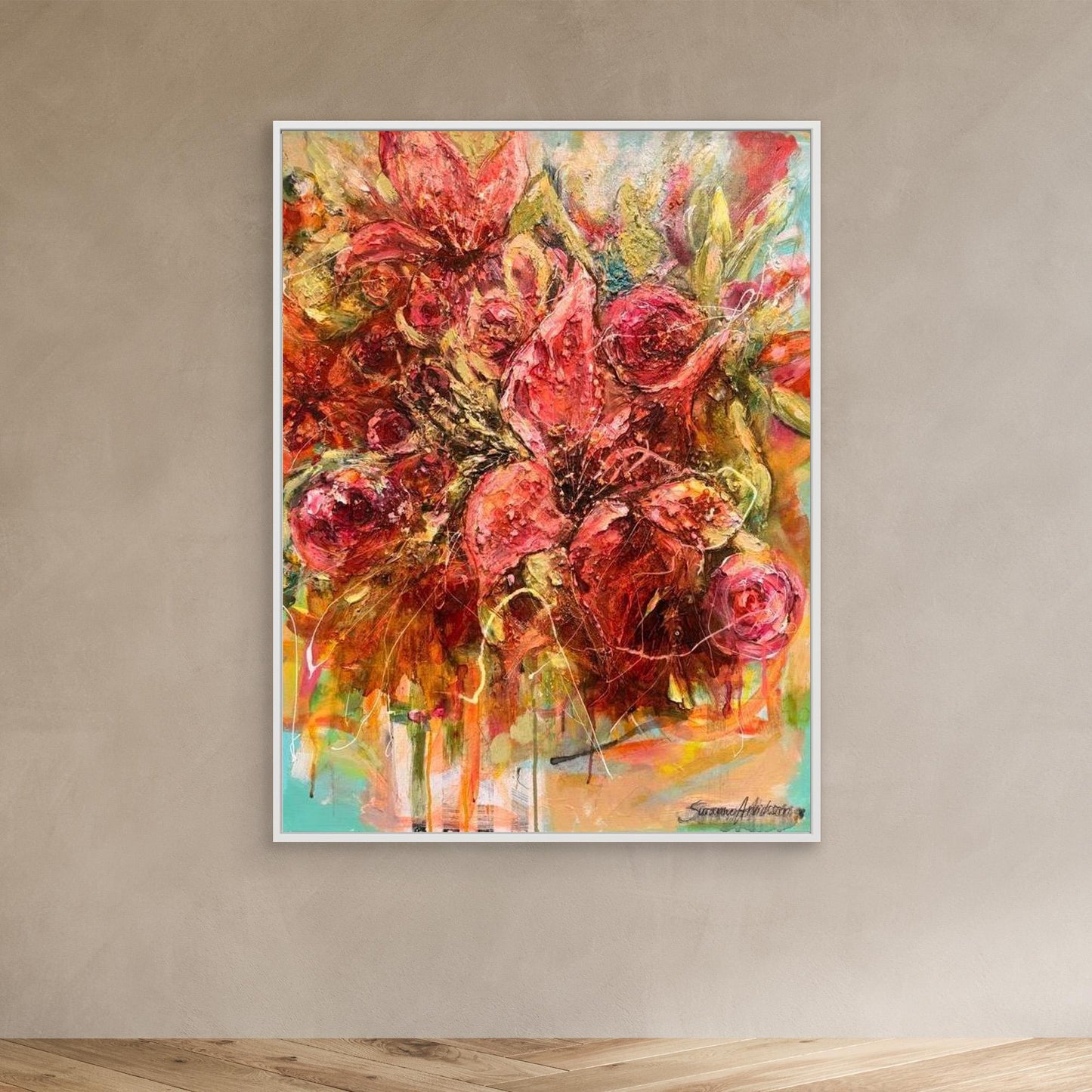 Liljor - konsttryck på canvasduk / posters 