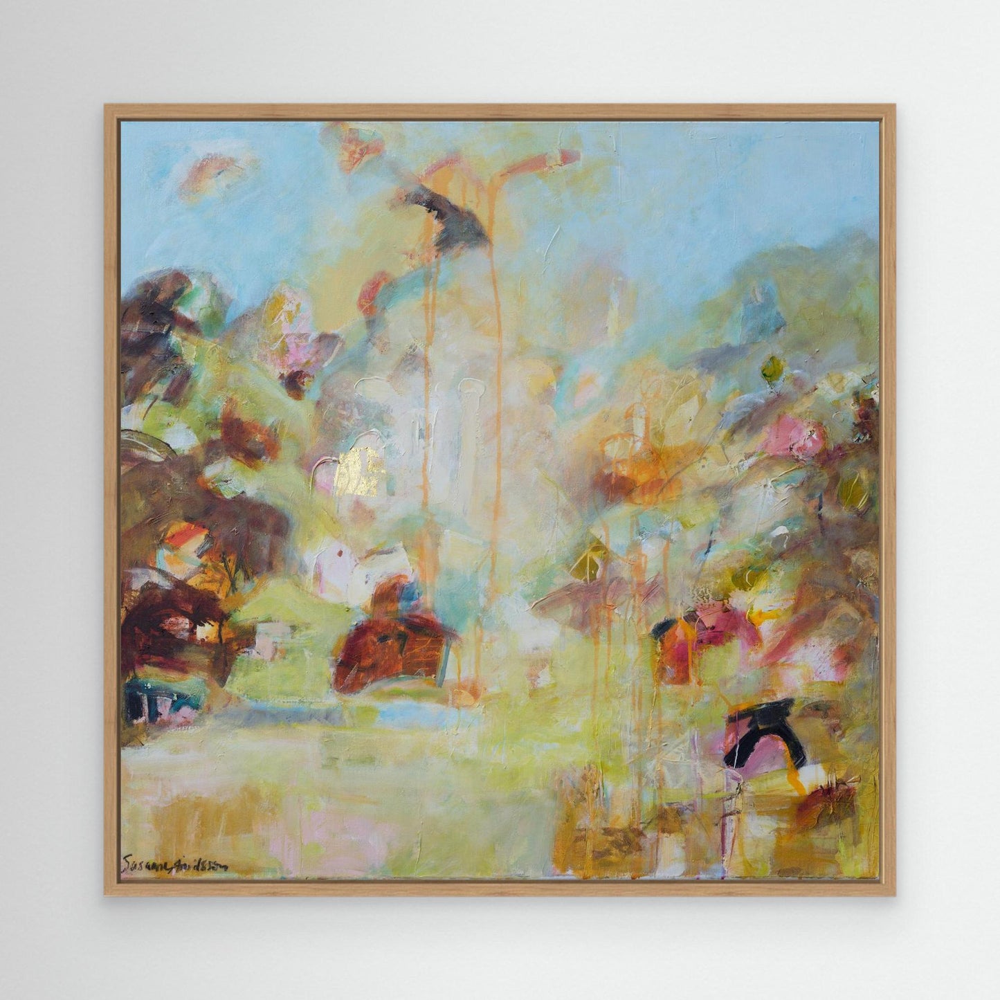 Abstrakt Landskap - Böljande Vyer - Tryck på Canvas