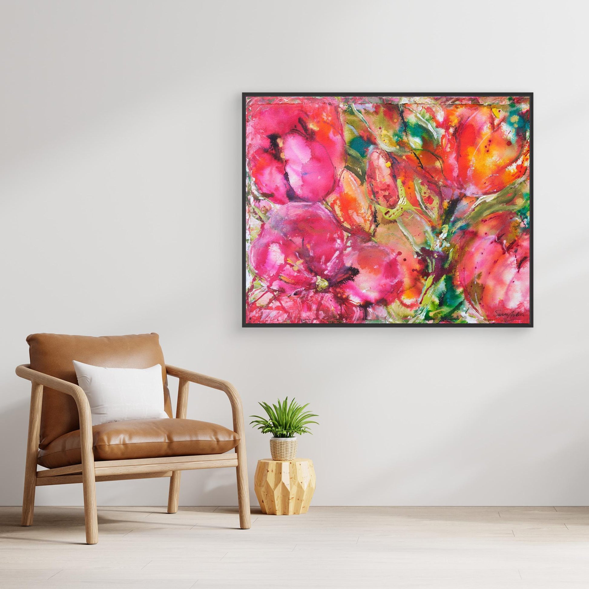 Flower - Tryck på Canvas i olika storlekar 