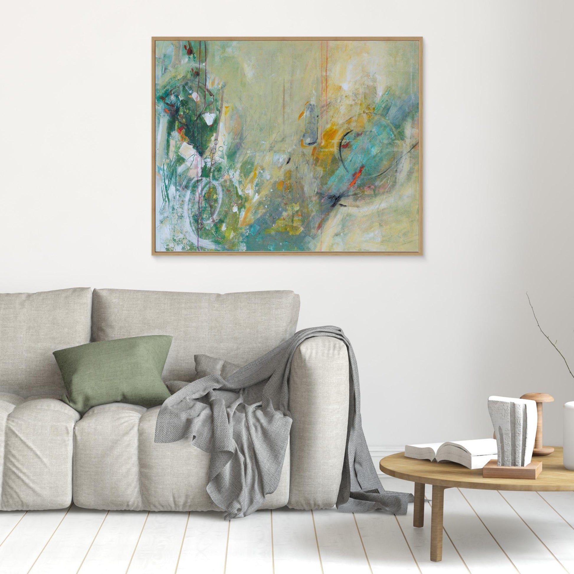 Lonely in a big world - Tryck på Canvas