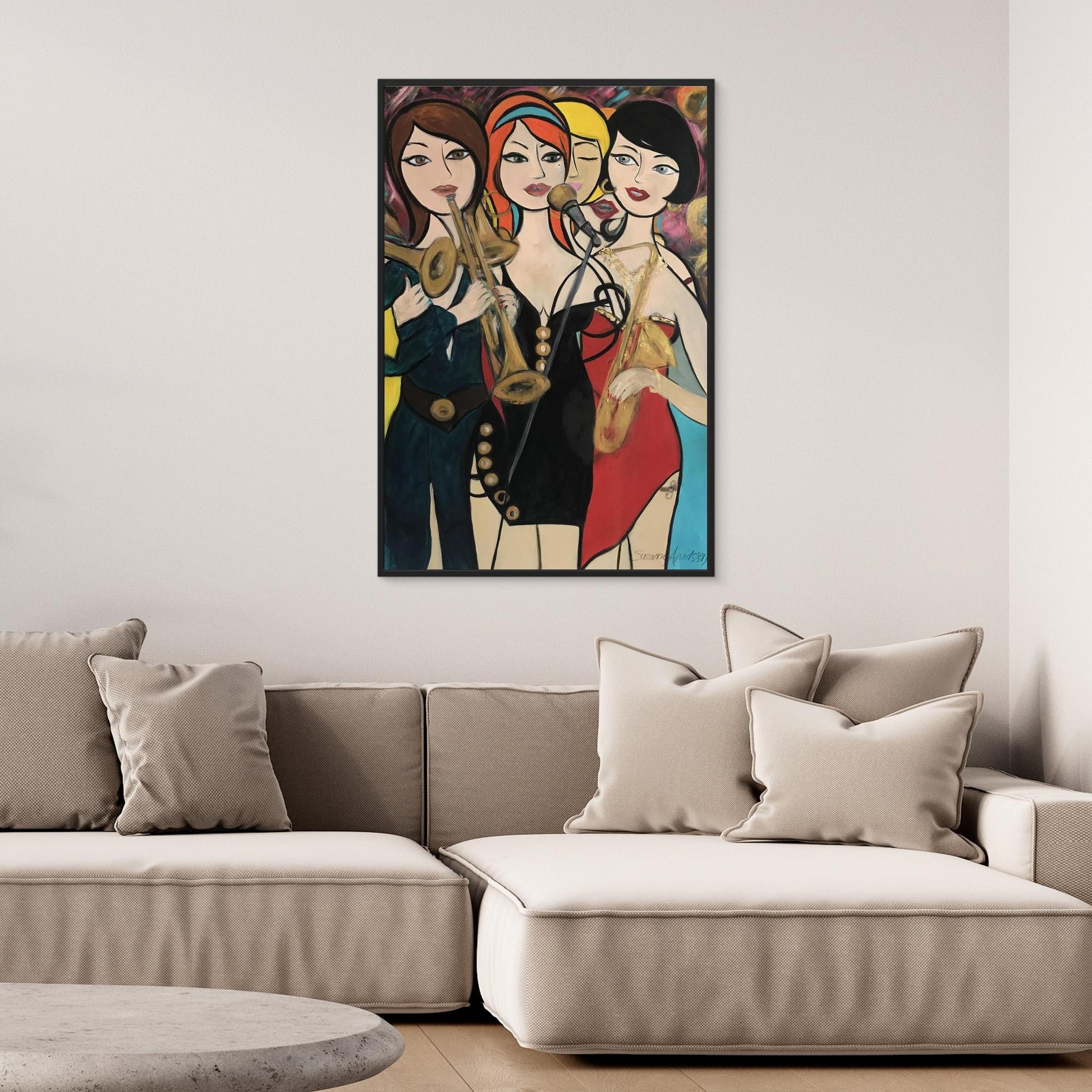 Köpa tavla – Tryck på Canvas Jazzkatterna