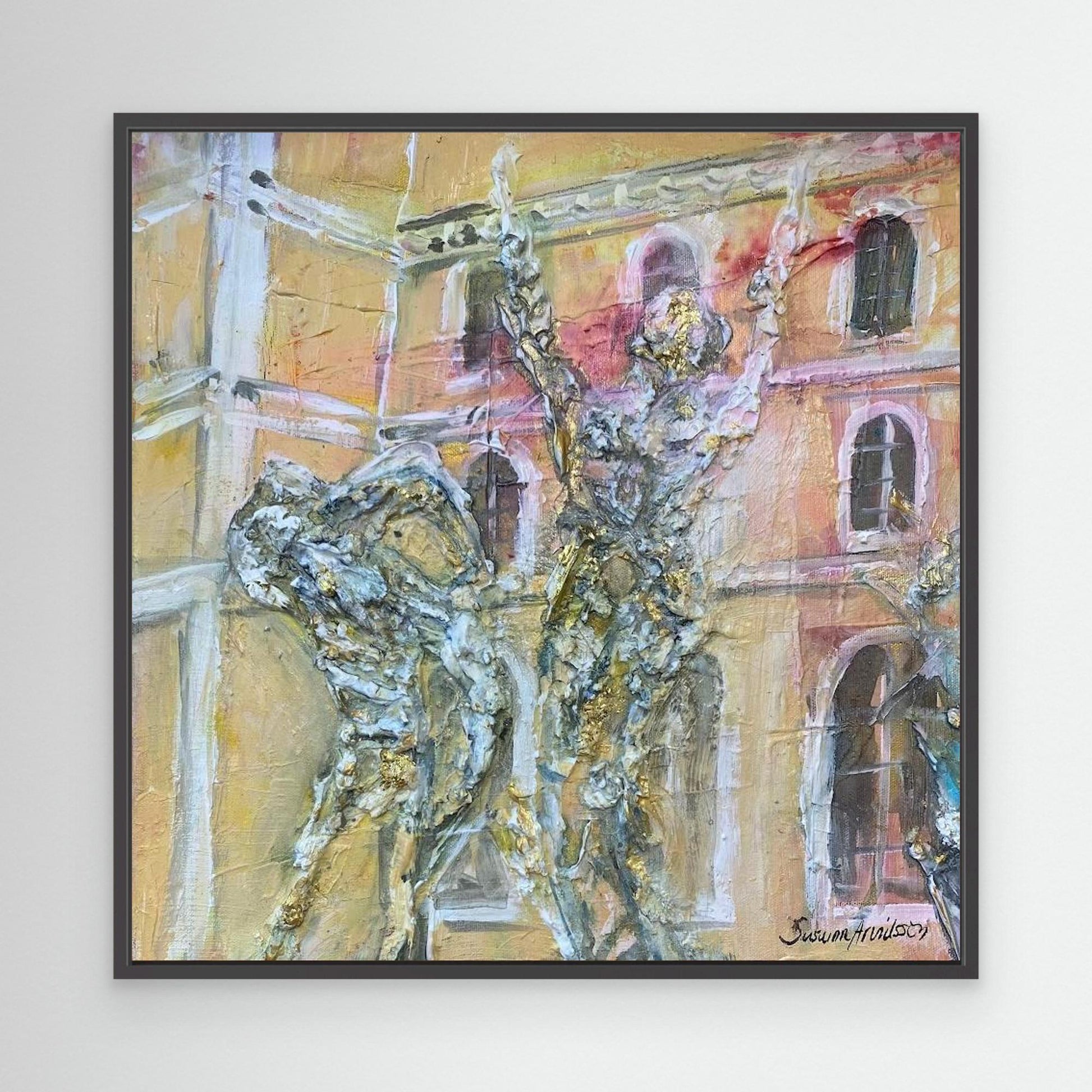 tryck på Canvasduk - Vem tror på sagor här?