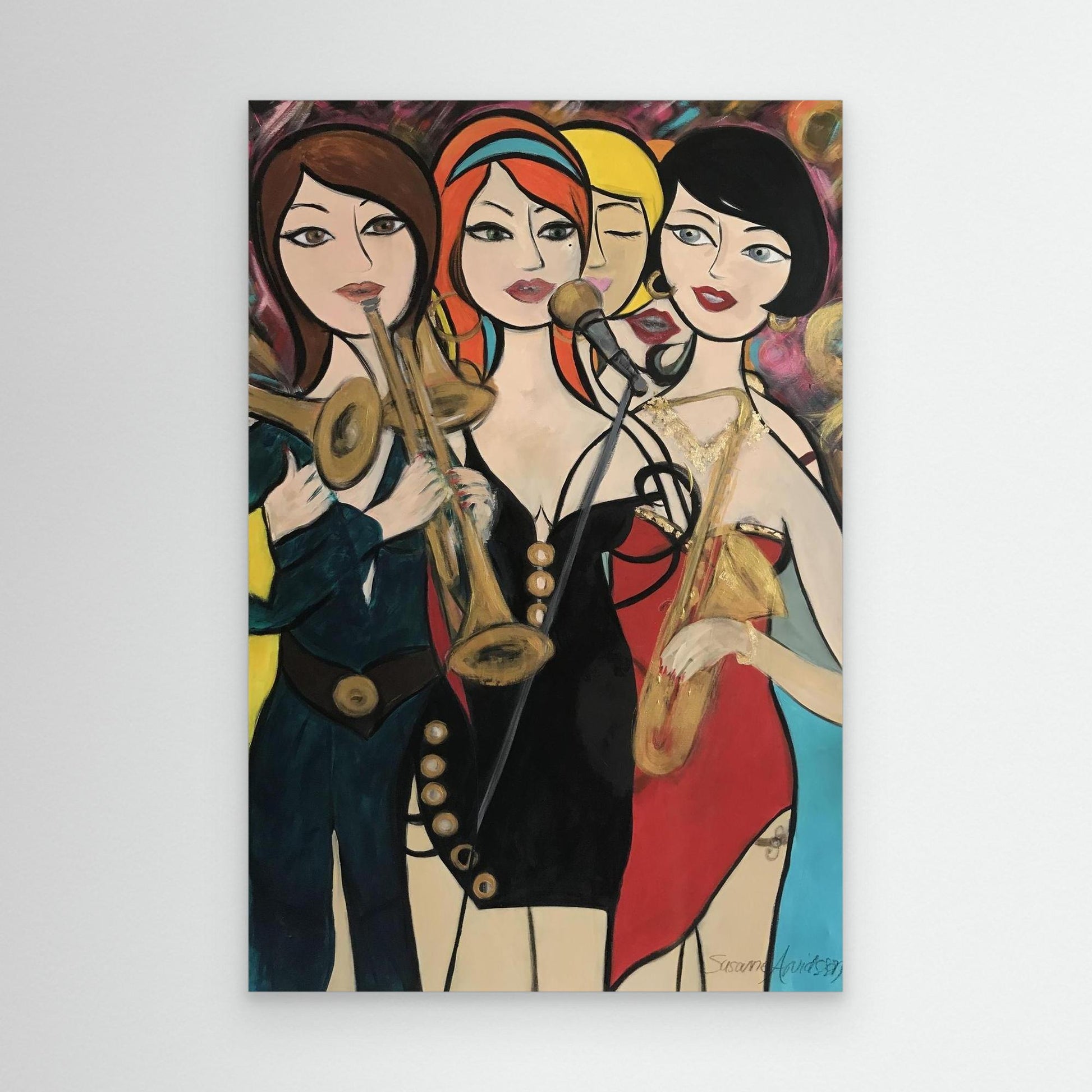 Köpa tavla – Tryck på Canvas Jazzkatterna