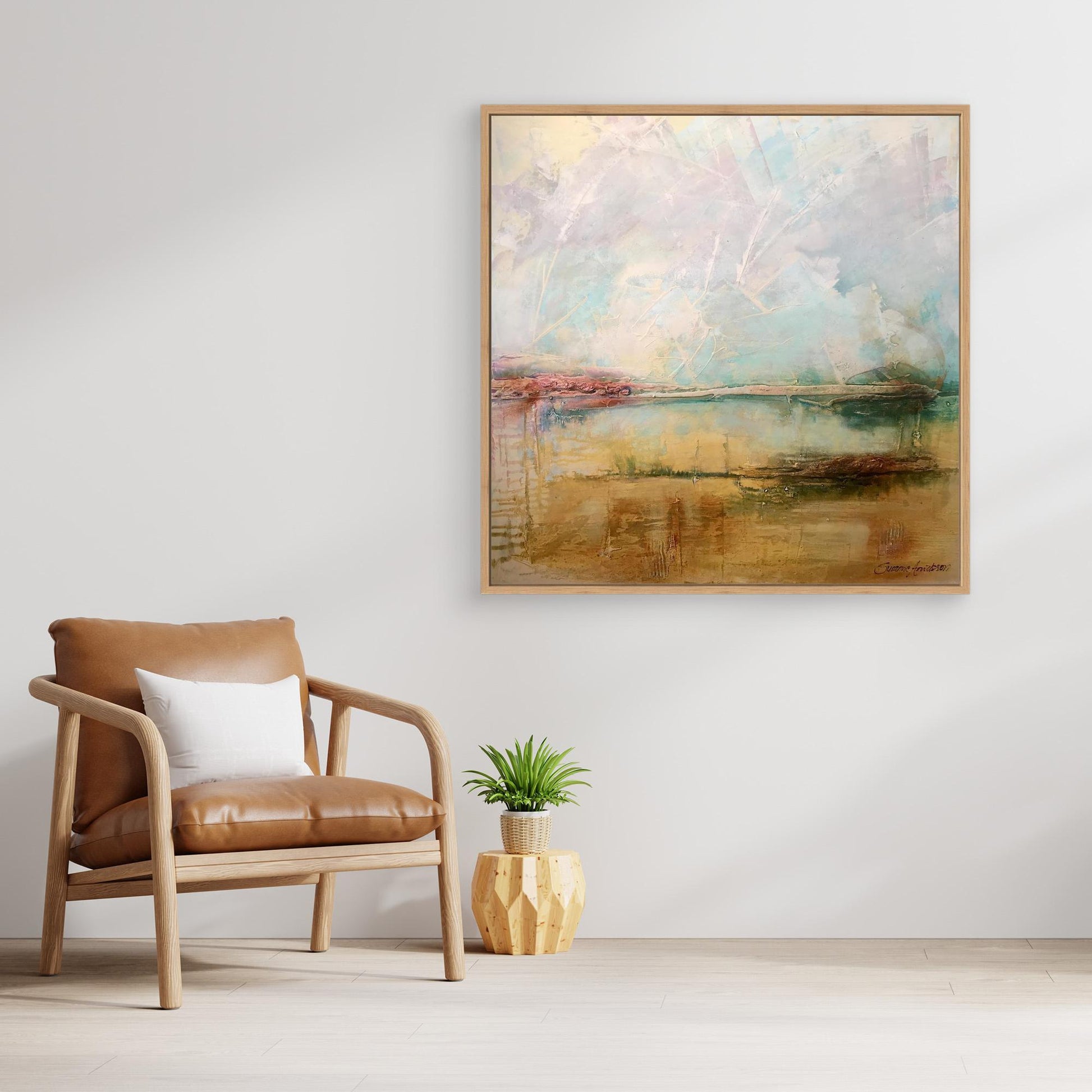 Köpa tavla – Tryck på Canvas Soft Horizon