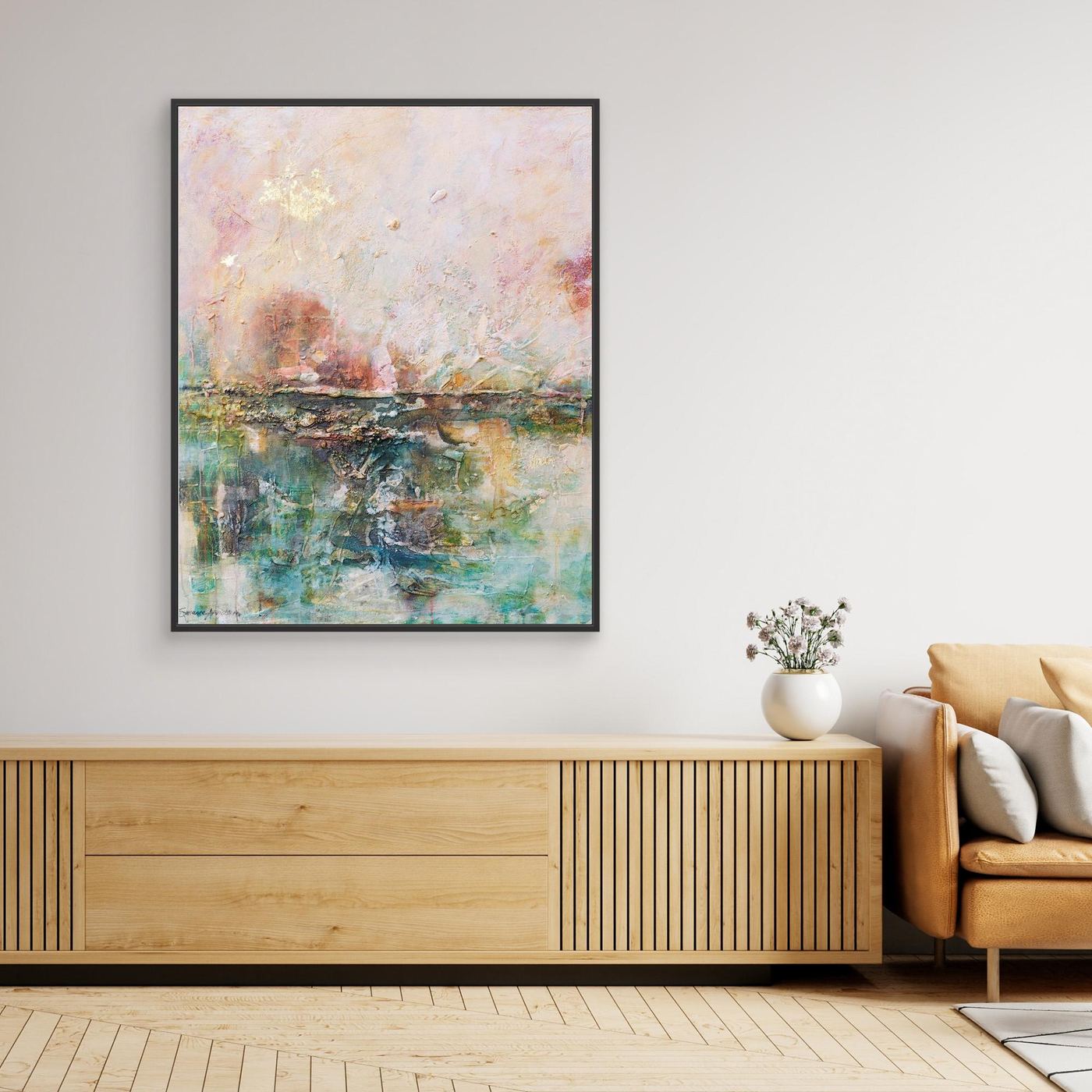 Golden Rhythms – A Journey in Color - Tryck på Canvas