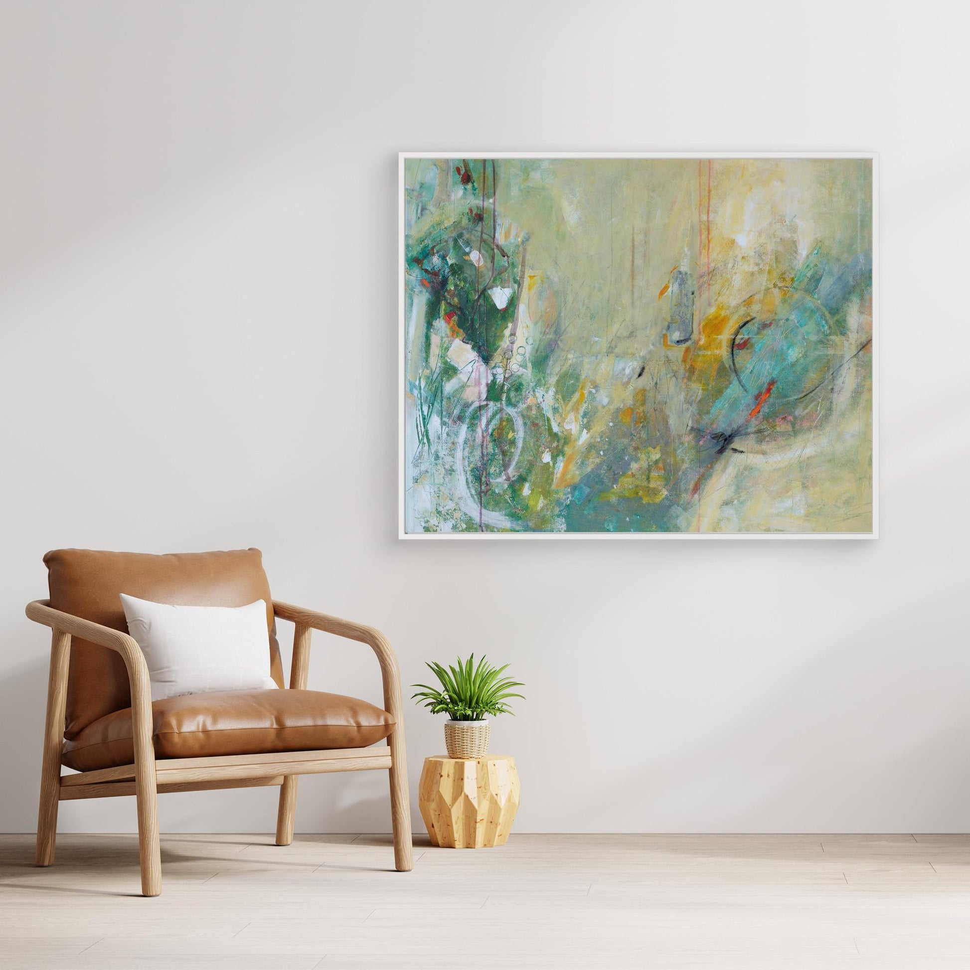 Lonely in a big world - Tryck på Canvas