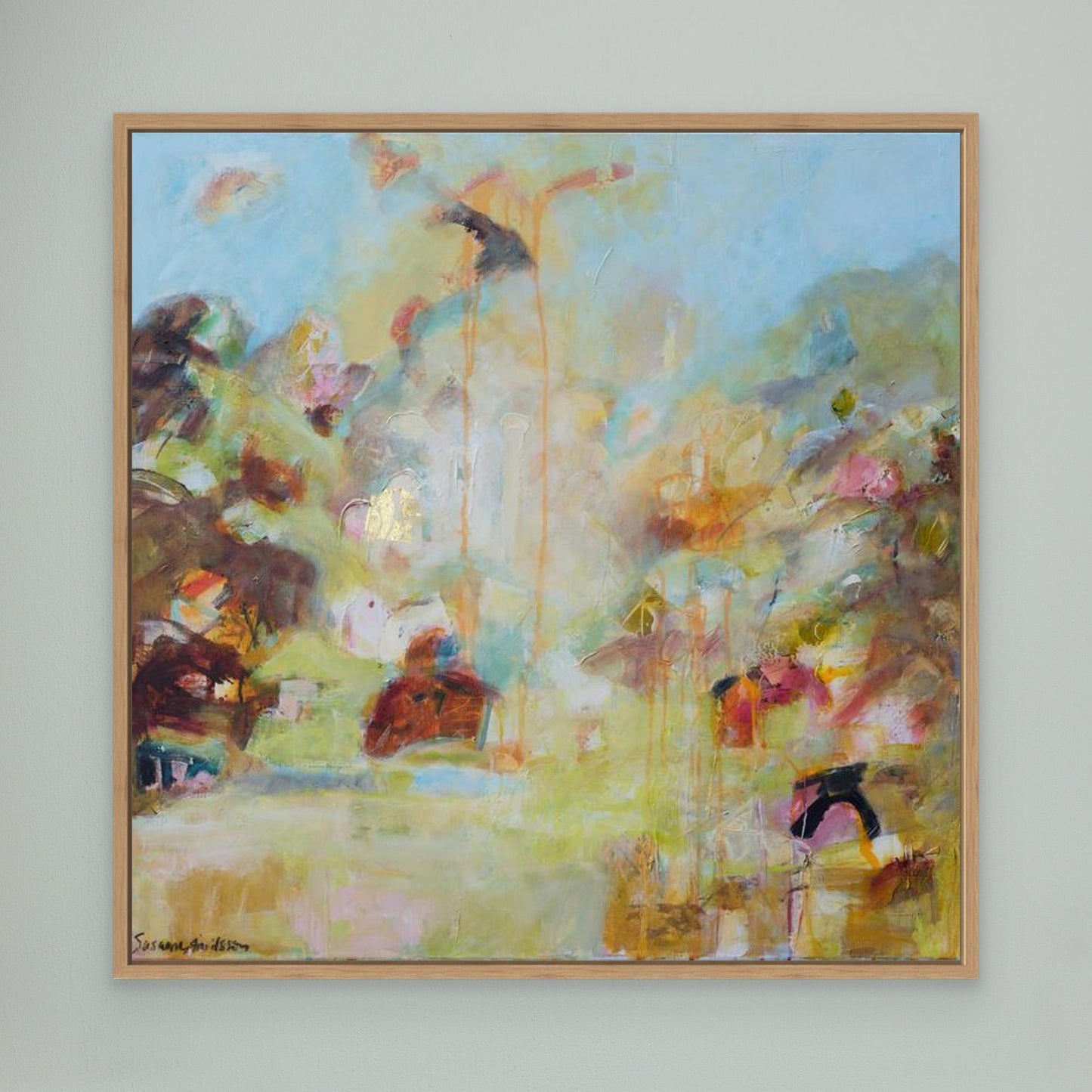 Abstrakt Landskap - Böljande Vyer - Tryck på Canvas