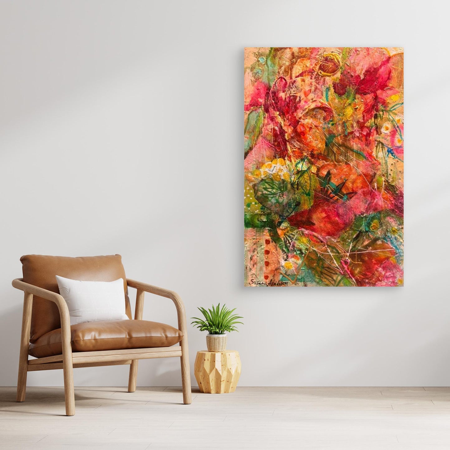 Something Sweet - Konsttryck på canvasduk 