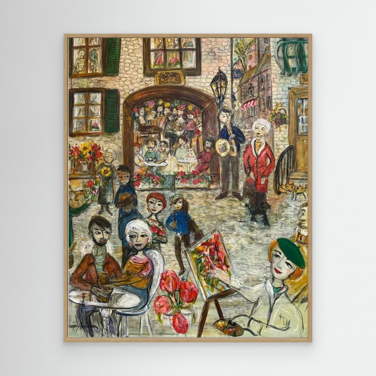 Country village - canvasprints